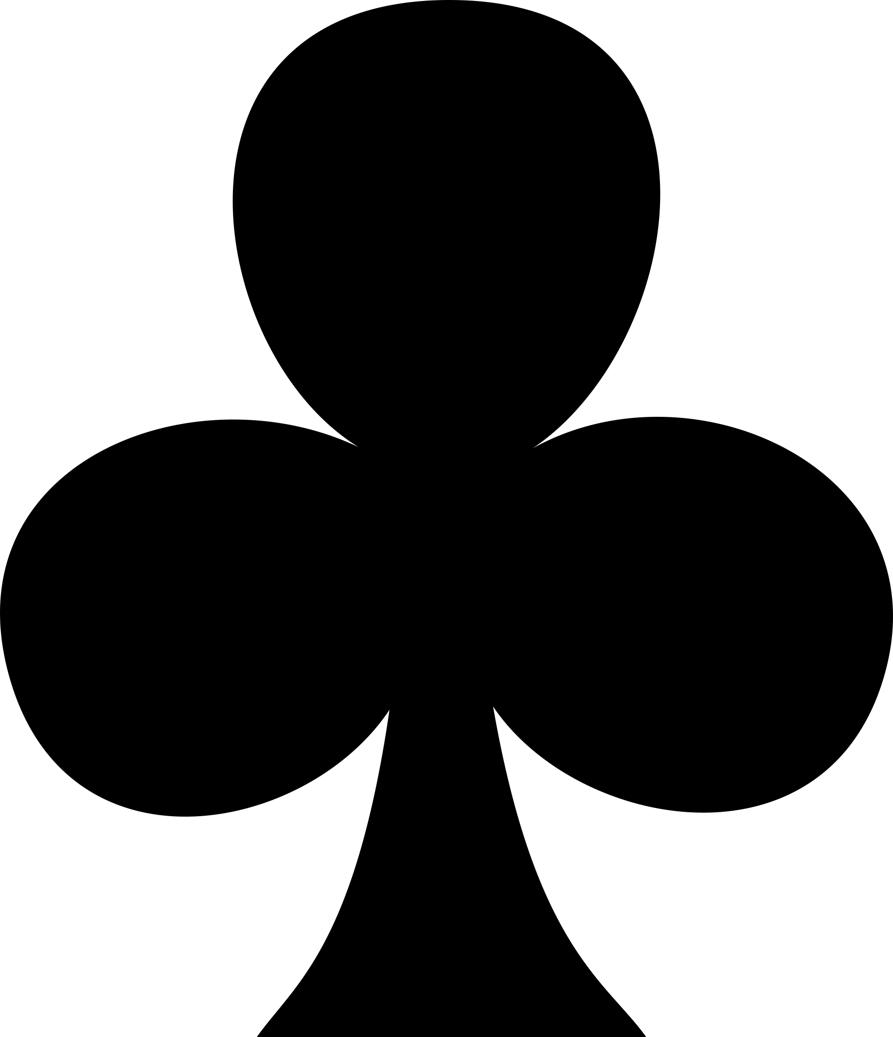 Cards Clubs Tracing Svg Vector Free Vectors
